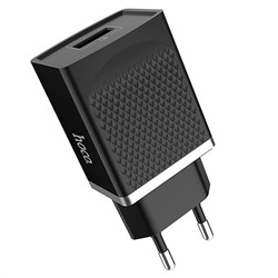 Адаптер Сетевой Hoco C42A QC3.0 USB 3A/18W (black)