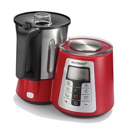 Машина кухонная "Cookplus" с режимами приготовления KM1010HSD/RD, красная Oursson, 6.8 кг