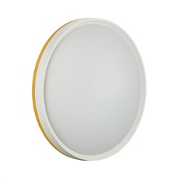 7709/DL COLOR SN 100 Светильник пластик/белый/желтый LED 48Вт 4000К D400 IP43 KEZO YELLOW