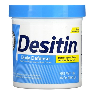 Desitin, успокаивающий крем, 453 г (16 унций)
