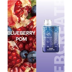 EDCREATE Испаритель 6000 затяжек BLUBERRY POM