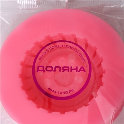 Молд Доляна «Шина», силикон, d=6,5 см, цвет розовый