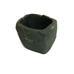 Горшочек керамический мини 4,5х5,5х6см серый 27091