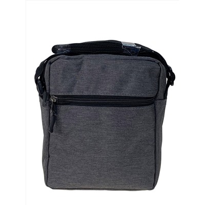Повседневная мужская сумка из текстиля, цвет серый