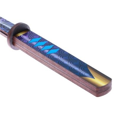Сувенир, деревянное оружие, «Катана узор», 65 см.