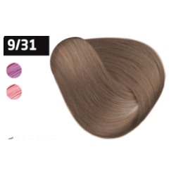 OLLIN SILK TOUCH  9/31 блондин золотисто-пепельный 60мл Безаммиачный стойкий краситель для волос