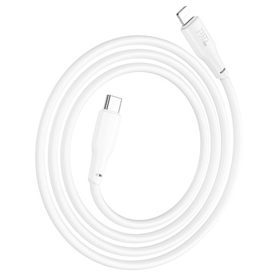 Кабель Type-C - Apple lightning Hoco X93 Force PD 20W 200см 3A  (white)