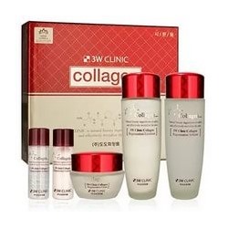 3W Clinic Лифтинг набор по уходу за лицом с коллагеном Collagen Skin Care 3 Items Set