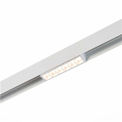 ST361.536.06 Магнитный трековый светильник белый LED 1*6W 3000K 532Lm Ra>80 36° IP20 L115xW22xH44 48V