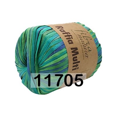 Пряжа Fibra Natura Raffia Multi