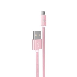 Кабель USB - micro USB Hoco X2 Rapid (повр. уп.)  100см 2A  (rose gold)