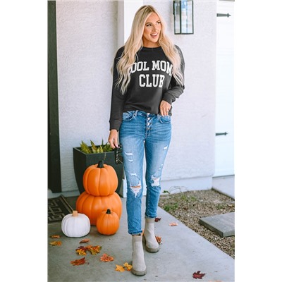 Gray COOL MOMS CLUB Drop Shoulder Sweatshirt