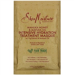 SheaMoisture, маска для интенсивного увлажнения волос с медом манука и маслом мафуры, 59 мл (2 жидк. унции)