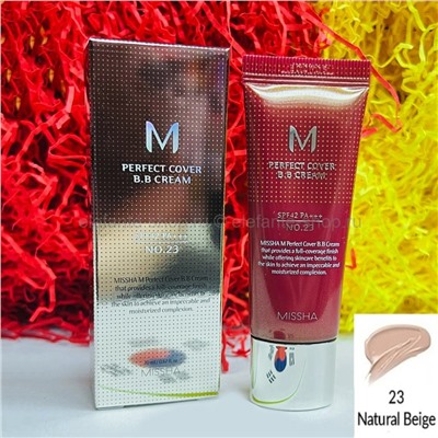 ББ крем Missha M Perfect Cover BB Cream SPF42/PA+++ #23 20ml (13)