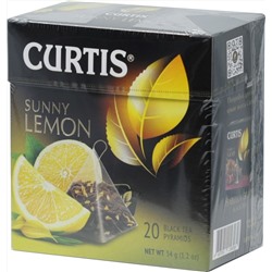 CURTIS. Sunny Lemon (пирамидки) карт.пачка, 20 пирамидки