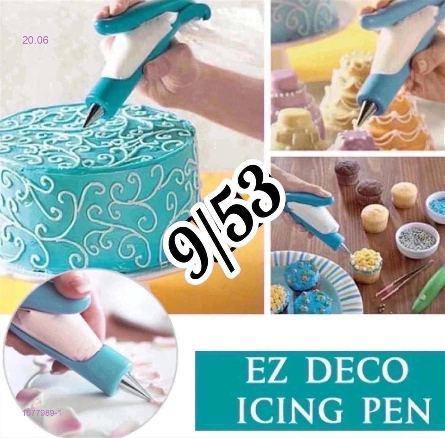 Nozzles Icing Syringe Decorating Set 4 насадками