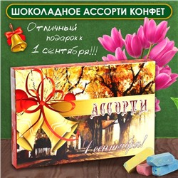 Шоколадные конфеты в коробке "1 сентября", ассорти, 230 г