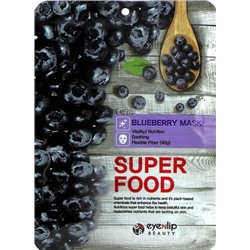 Eyenlip Маска-салфетка с экстрактом черники Super Food Blueberry Mask