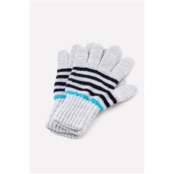 Перчатки для мальчика Crockid К 148/ш светло-серый меланж, темно-синий