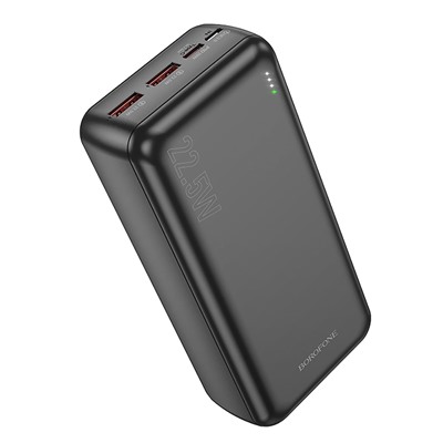 Внешний аккумулятор Borofone BJ38B 22.5W+PD20W 30000mAh Micro/Type-C/2USB/Type-C (black)