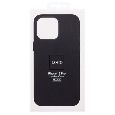 Чехол-накладка ORG SM002 экокожа SafeMag для "Apple iPhone 16 Pro" (black) (234499)