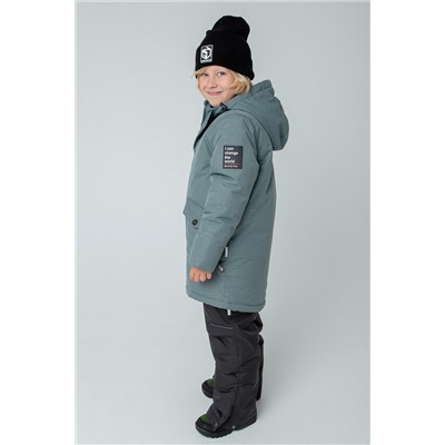 Пальто зимнее для мальчика Crockid ВК 36080/1 ГР