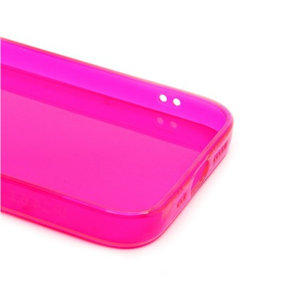 Чехол-накладка - SC344 для "Apple iPhone 14" (transparent/pink) (232028)