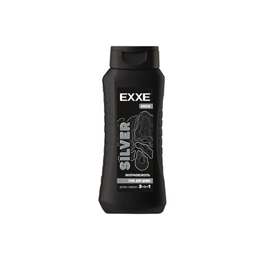 EXXE Men Гель для душа 2в1 Экстрасвежесть 400мл SILVER