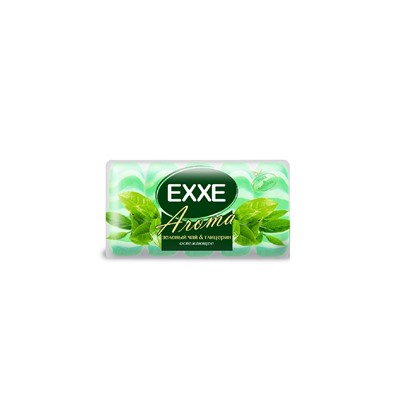 EXXE Туалетное крем-мыло Aroma глицериновое 5шт*70г Зеленый чай и глицерин