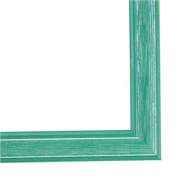 Рама для картин (зеркал) 30 х 40 х 4,2 см, дерево, Polina, зеленая
