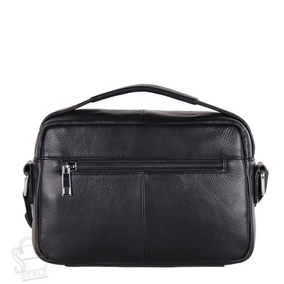 Сумка мужская кожаная 2071BSH black Heanbag