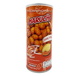 Жареный арахис в глазури со вкусом креветок Marucho, Таиланд, 200 г Акция