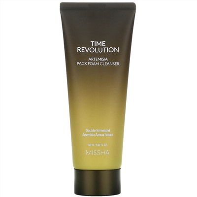 Missha, Time Revolution, Artemisia Pack Foam Cleanser, 5.07 fl oz (150 ml)