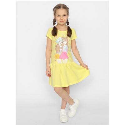 Платье для девочки Cherubino CSKG 63659-30 Желтый