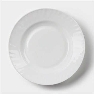 Тарелка глубокая Avvir «Регал», 450 мл, d=20 см, стеклокерамика, цвет белый