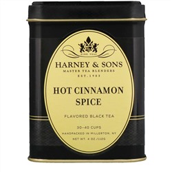 Harney & Sons, Черный чай, пряная корица, 4 унции