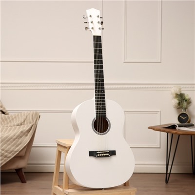 Акустическая гитара 6 струнная н-34,  менз.650мм ,художественное исполнение