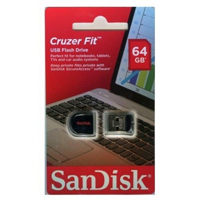 USB Flash накопитель SanDisk Cruzer Fit 64Gb