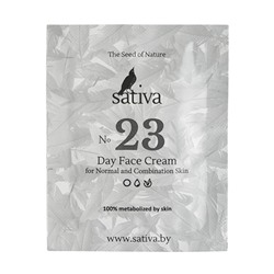Крем для лица "Дневной №23", пробник Sativa, 1.5 мл
