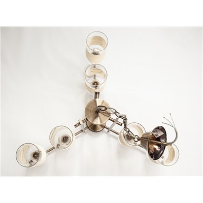 Подвесной светильник Escada 572/6 E27*60W D610 Antique Brass