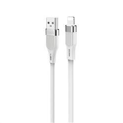 Кабель USB - Apple lightning Hoco U72 Forest  120см 2,4A  (white)