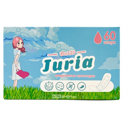 Прокладки ежедневные Daily 155 мм (60 шт.) Juria, Япония Акция