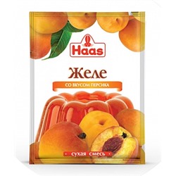 ХААС Желе десертное со вкусом персика сухая смесь 50 г