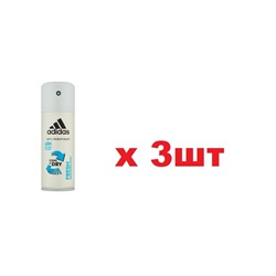 Adidas Дезодорант Спрей 150мл Cool&Dry Fresh 48ч муж 3шт