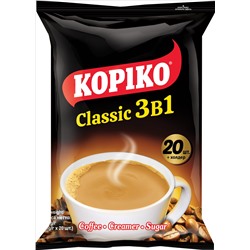 TORABIKA Cappuccino. KOPIKO Classic мягкая упаковка, 20 пак.