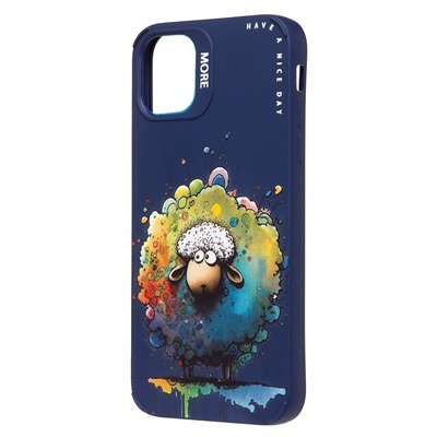 Чехол-накладка - SC335 для "Apple iPhone 11"  (овечка) (dark blue) (227086)