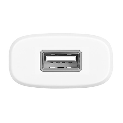 Адаптер Сетевой с кабелем Hoco C11 (повр. уп.) USB 1A/5W (USB/Lightning) (white)