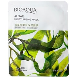 BIOAQUA Увлажняющая тканевая маска для лица с экстрактом Водорослей Algae Moisturizing Mask 25г