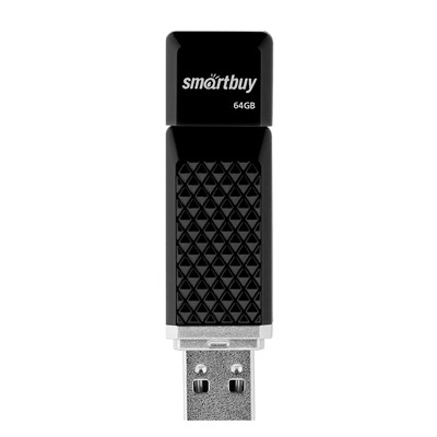 Флэш накопитель USB 64 Гб Smart Buy Quartz (black)