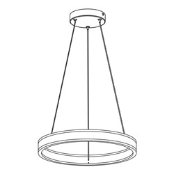 Citilux Дуэт CL719400 LED Люстра подвесная Белая